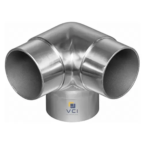 Codo A 90 Tipo T 3 Uniones De 2" Esquina