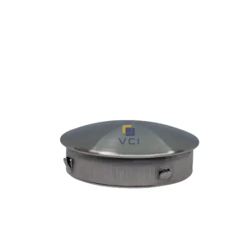 Tapón Inox Abombado P/Tubo De 2"