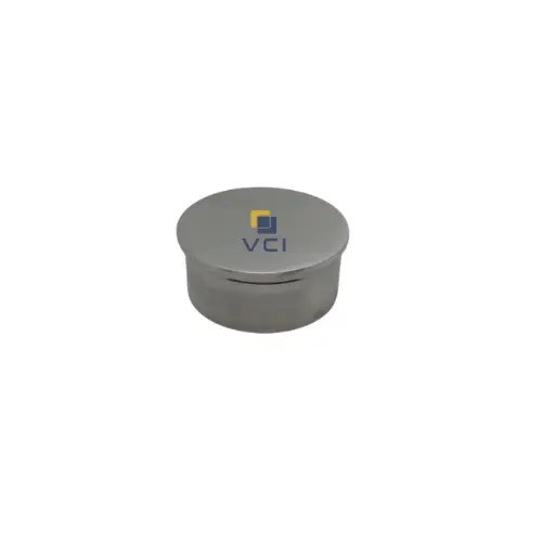 Tapón Inox Plano P/Tubo De 2"