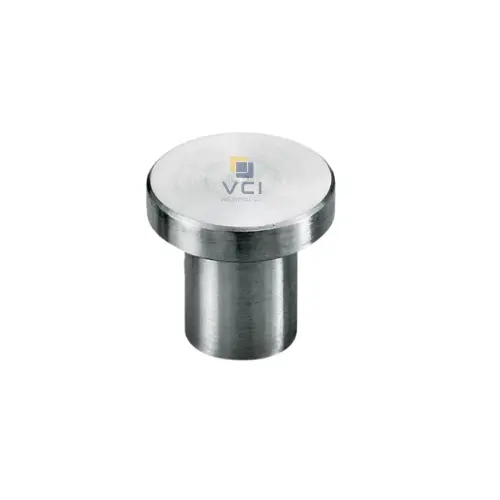 Tapón Inox Plano Para Tubo De 1/2"