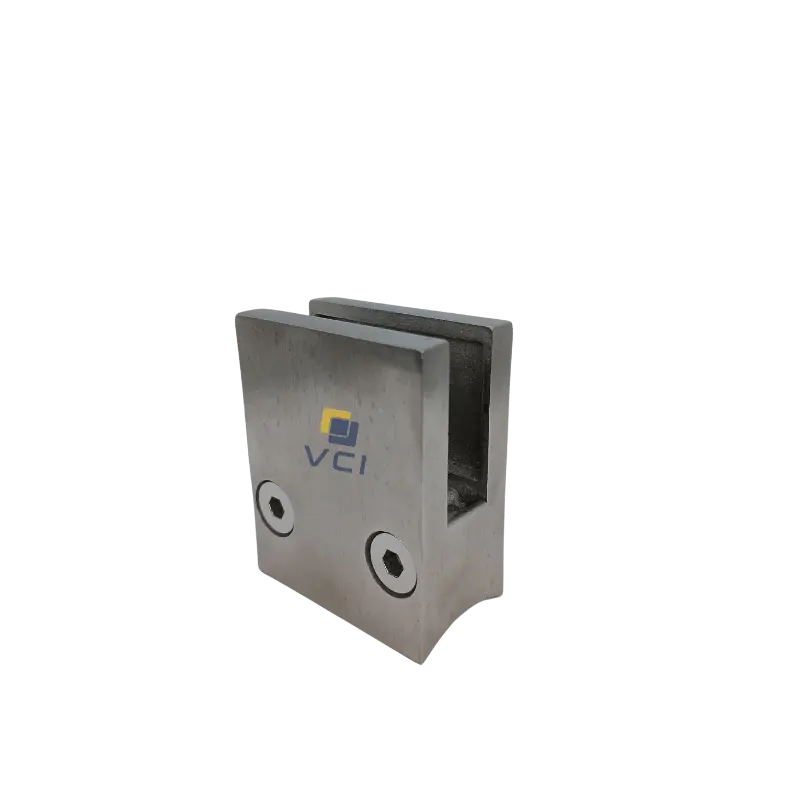 Conector Cuadrado P/Pst Redondo P/Vidrio De 08-10Mm