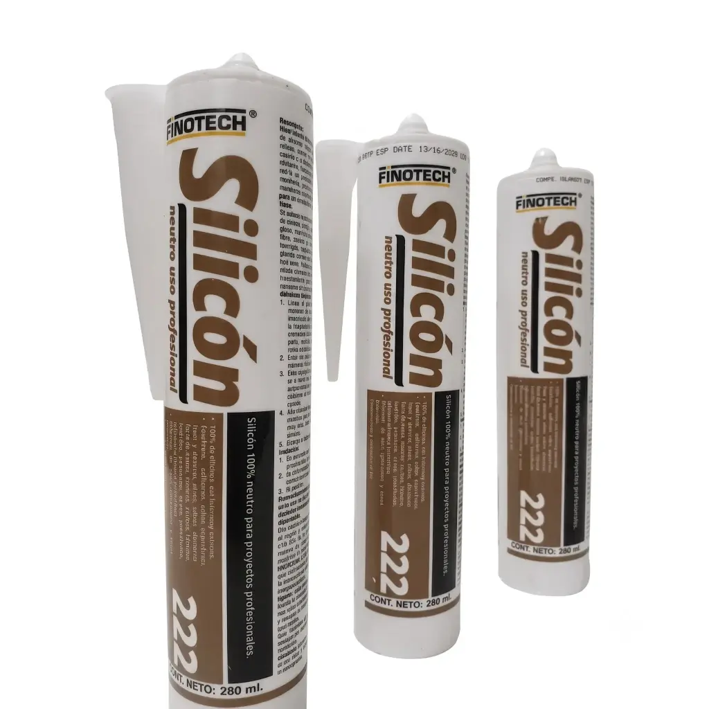 222 Silicone Neutro 280Ml Transparente
