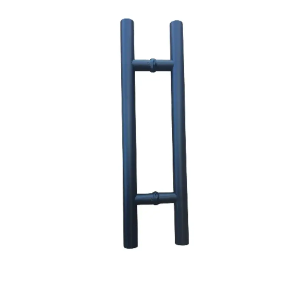 Jalador Redondo De 0.50 cm T.H P/Puerta De Vidrio Color Negro