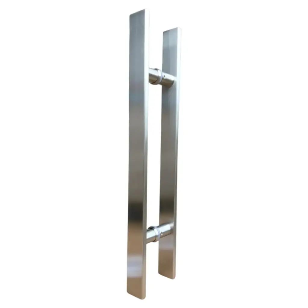 Jalador Rectangular De 1.20 Mt T.H P/Puerta De Vidrio Satinado 