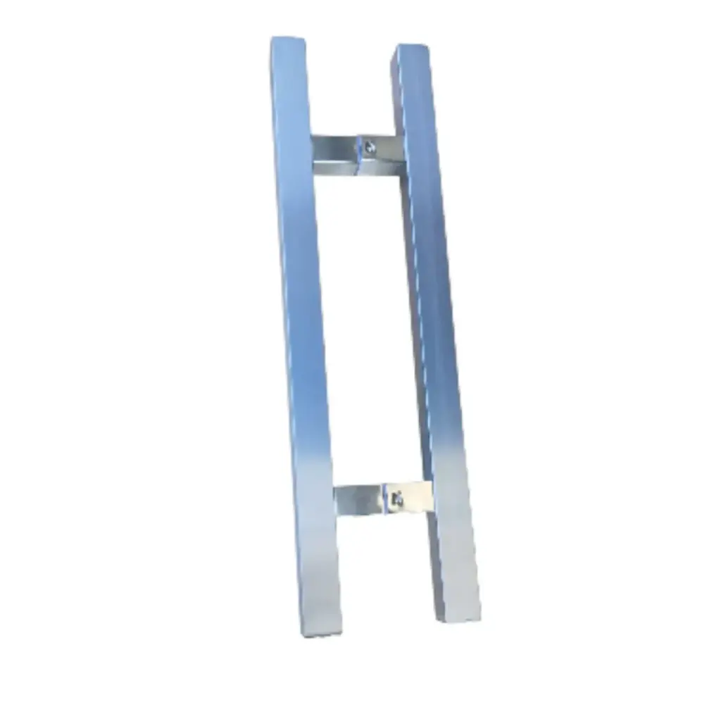 Jalador Cuadrado De 0.50 Mt T.H P/Puerta De Vidrio Satinado 