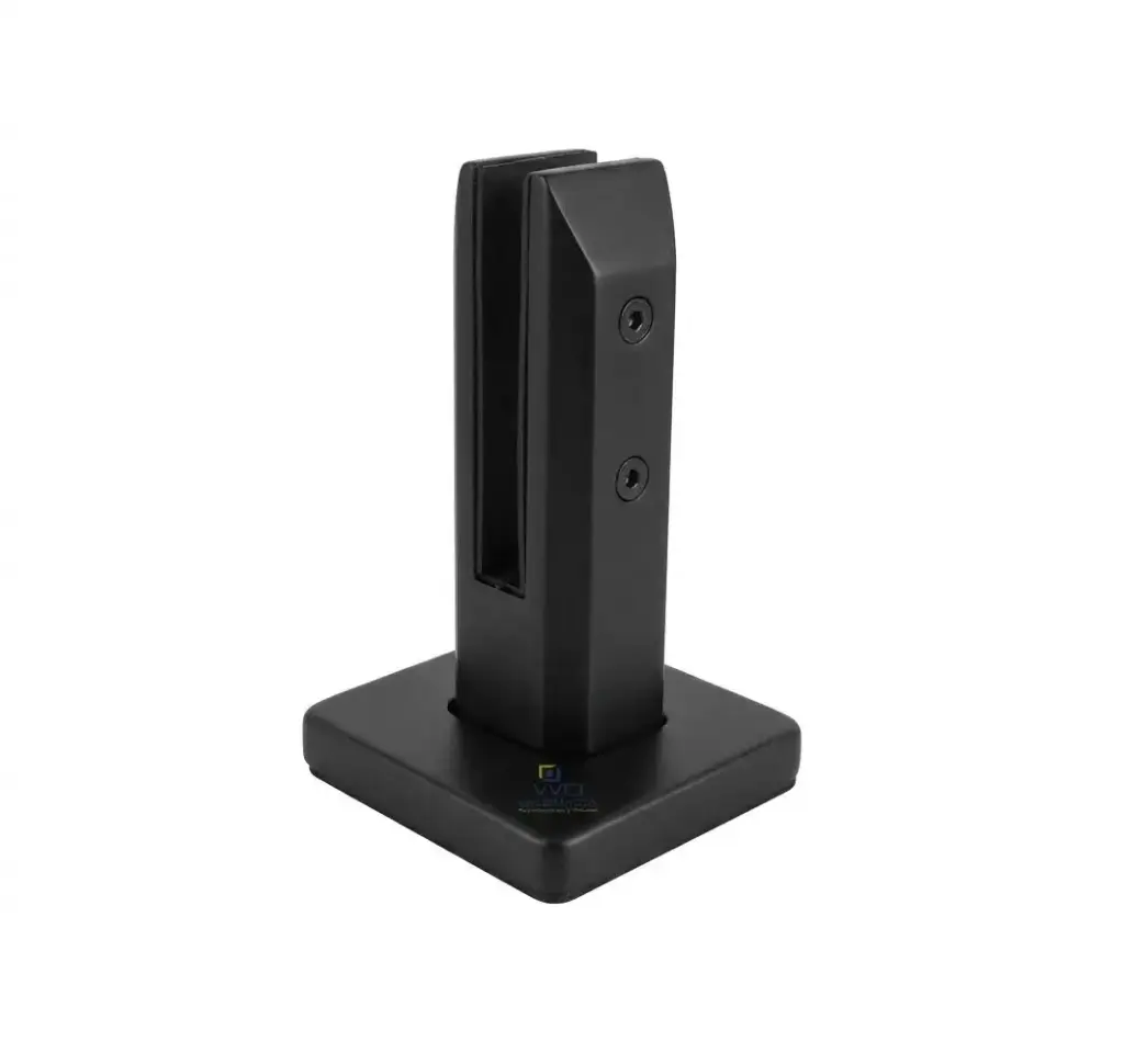 Miniposte Boca de pescado a presión 16Cm Negro