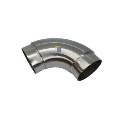 [0201-0390-A50.8] Codo A 90 Acero Inox C/Acople 2"