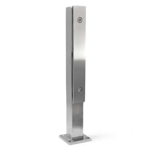 [0202-06RT45-S] Miniposte Rectangular 45Cm Ss304 Satinado