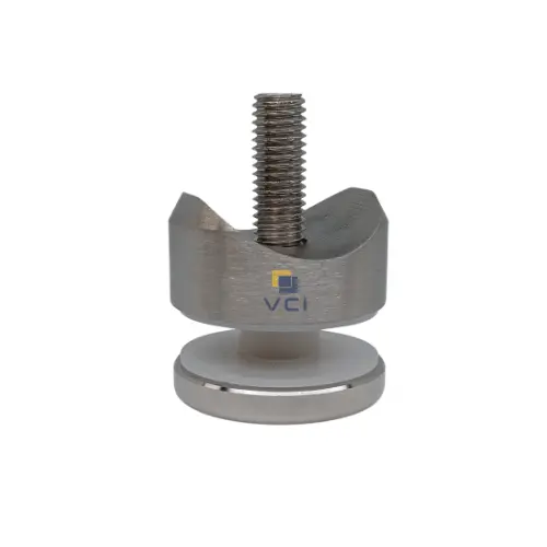 [0202-06SV-38.1] Sujetador De Vidrio Para Miniposte De 1 1/2" Pesado