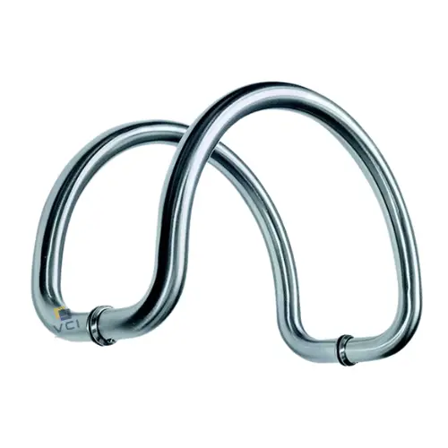 [0202-07CU-08] Jalador Curvo P/Puerta De Vidrio 8"