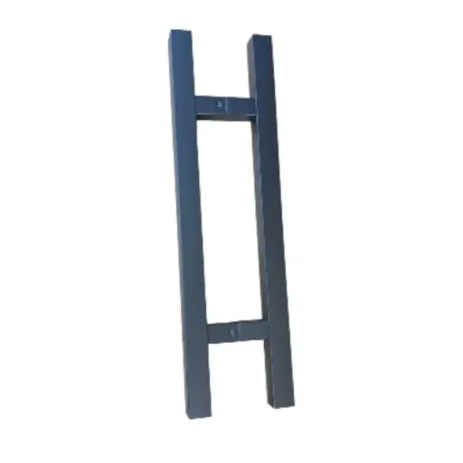 [0202-07CH-050N] Jalador Cuadrado De 0.50 Mt T.H P/Puerta De Vidrio Negro 